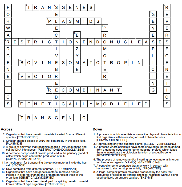 cross-word puzzle in mechanics for scientists and engineers eprep course