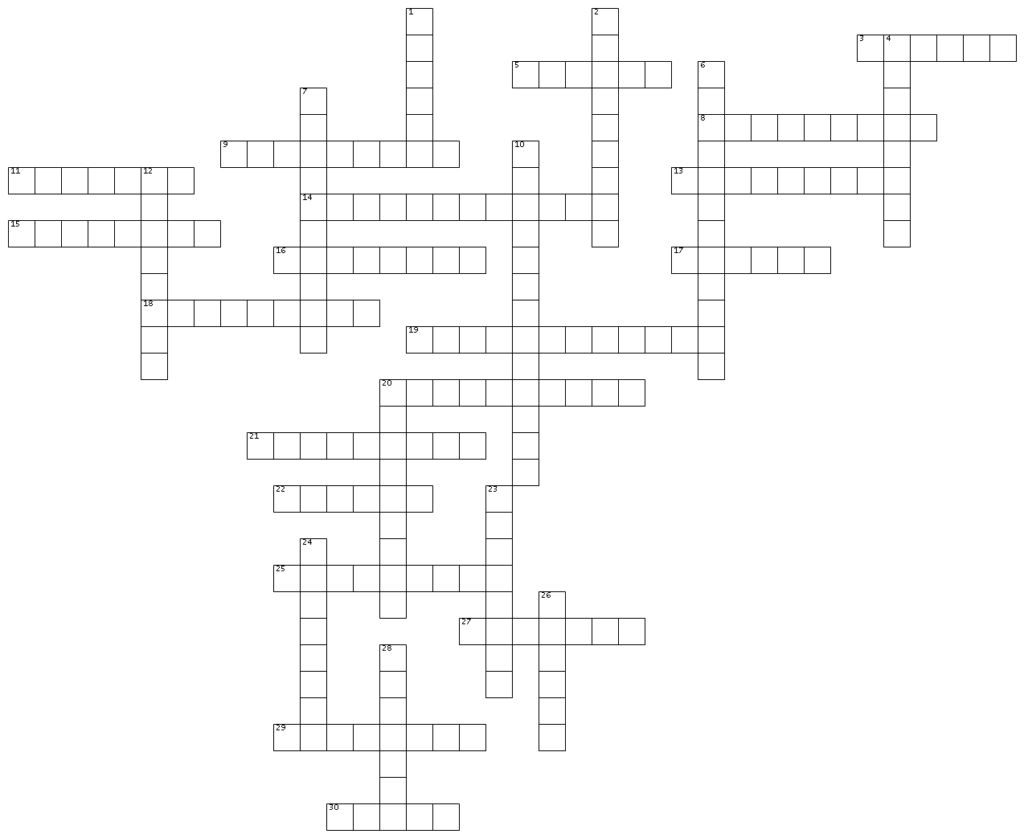 Reproduction Development Crossword Puzzle in Life Science